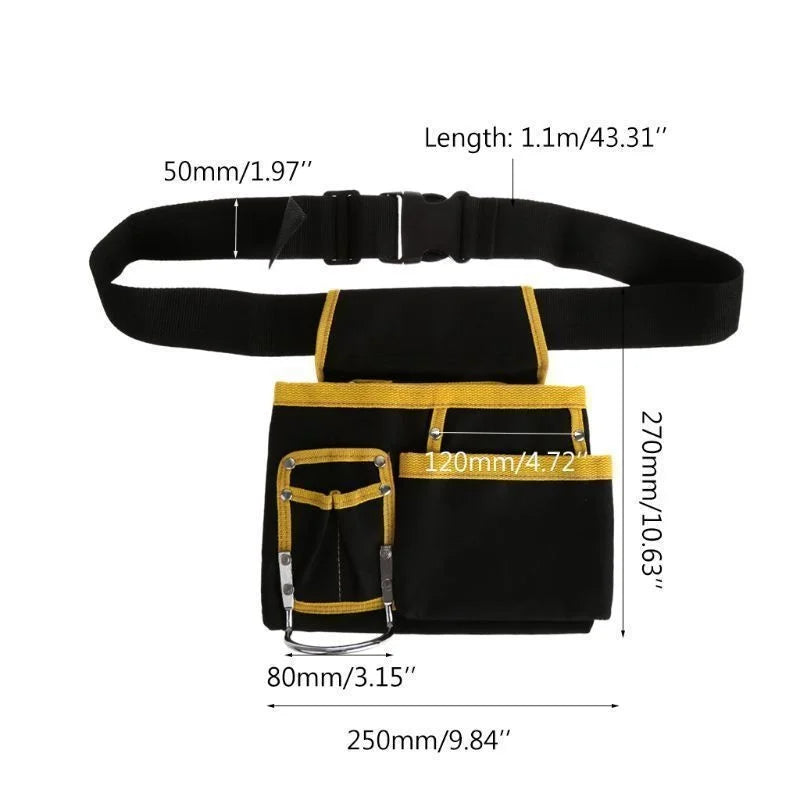 🔧 Sac à Outils Ceinture Multifonction – Tissu Oxford Ultra Résistant