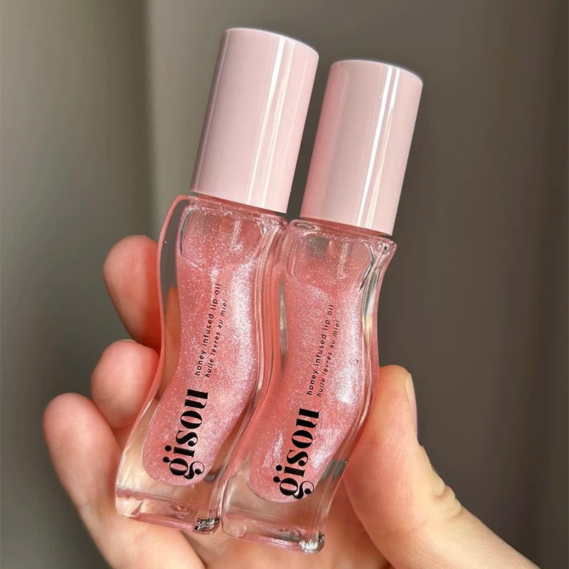 💋Gisou Lip Balm & Original Gloss Oil – Soin Complet pour des Lèvres Pulpeuses, Douces & Brillantes