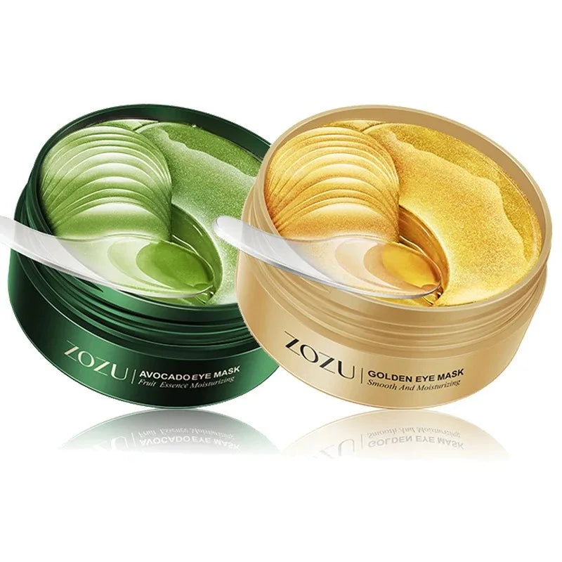 🥑 Masque Collagène Or – Anti-Cernes & Anti-Poches (60 ou 120 pcs)