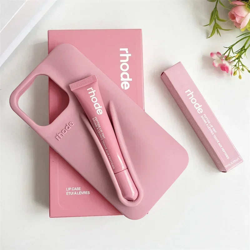 📱💄 Rhode Original  Coque iPhone + Baume à Lèvres Ultra Stylée Original High Quality