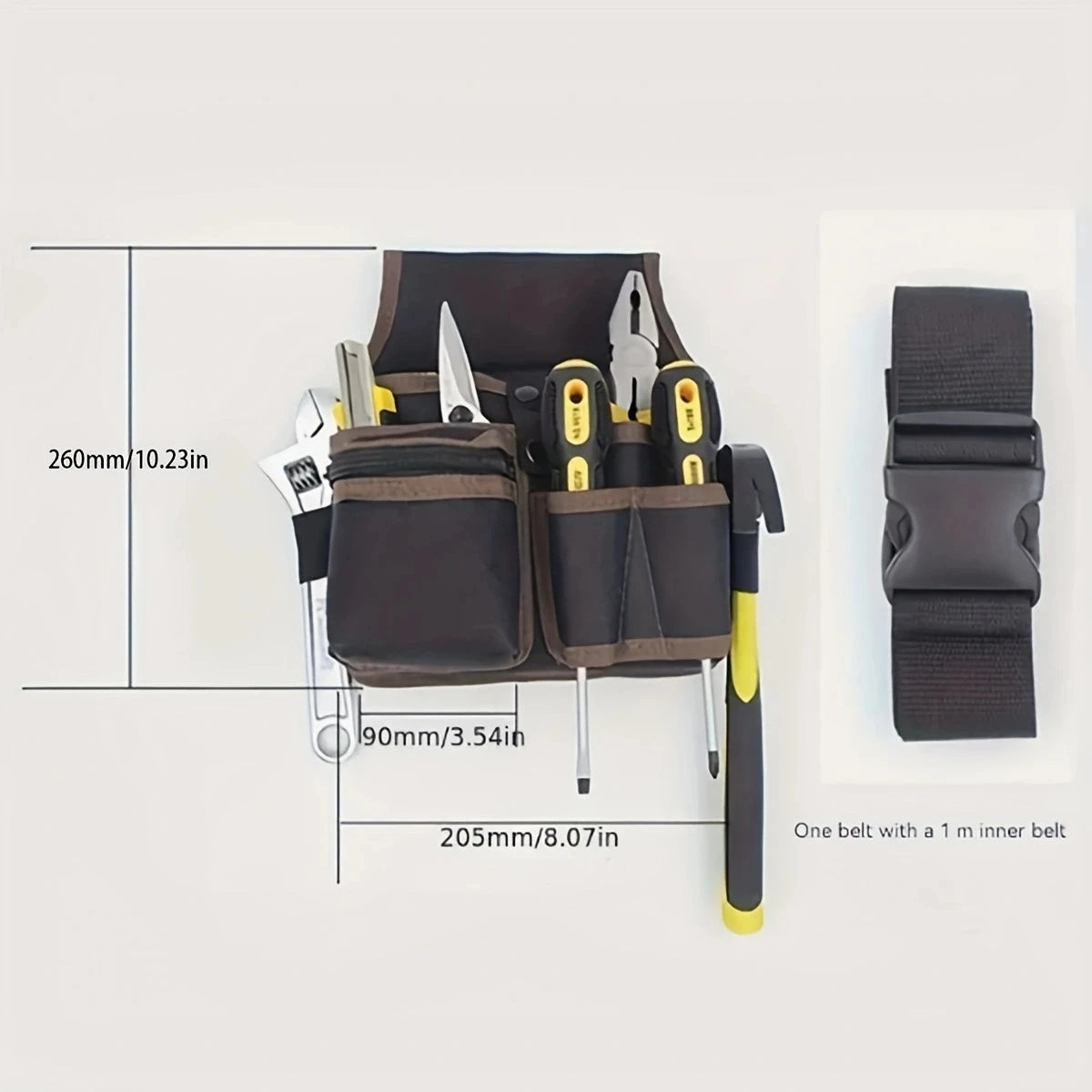 🧰 Sac à Outils Ceinture Électricien – Compact, Résistant & Multi-Usages
