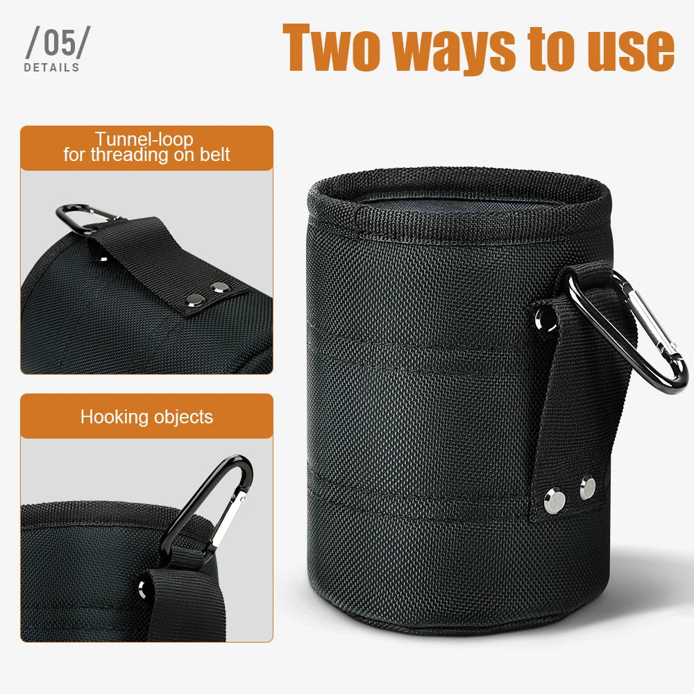 🖤 Pochette Ceinture à Outils Noire – Résistante & Multifonction