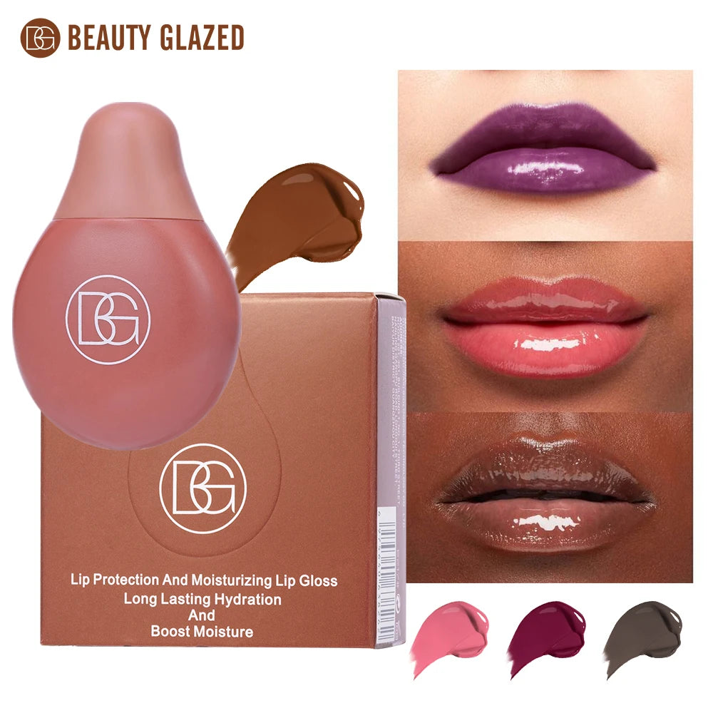 💧 Beauty Glazed Brillance Lèvres Hydratante – Gloss Effet Miroir & Soin Protecteur