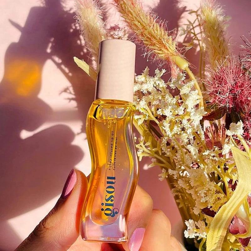 💋Gisou Lip Balm & Original Gloss Oil – Soin Complet pour des Lèvres Pulpeuses, Douces & Brillantes