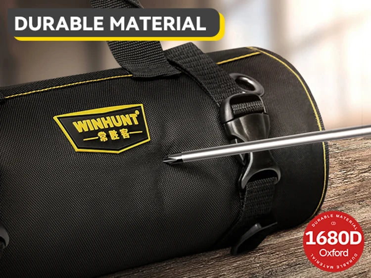 🧰 Sac à Outils Enroulable WINHUNT – 11 Poches, Résistant & Compact
