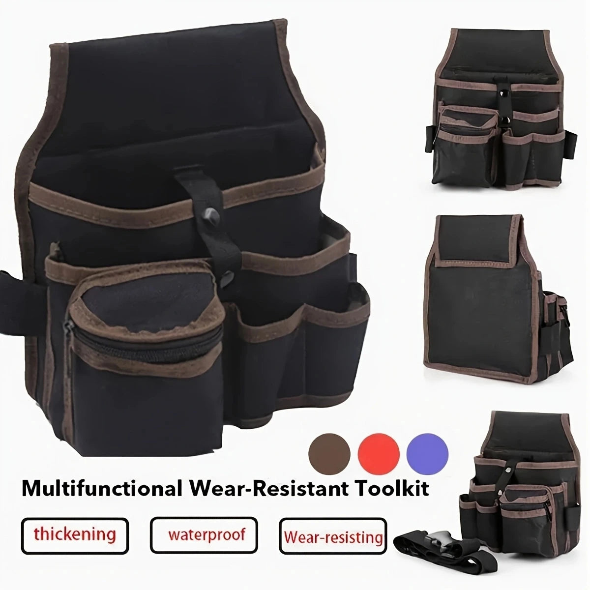 🧰 Sac à Outils Ceinture Électricien – Compact, Résistant & Multi-Usages