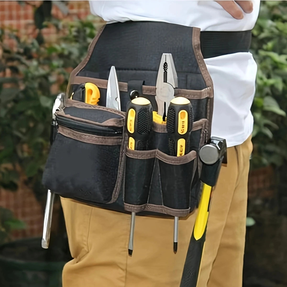 🧰 Sac à Outils Ceinture Électricien – Compact, Résistant & Multi-Usages