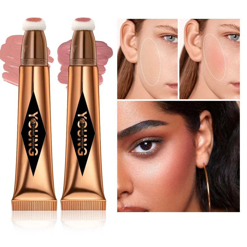 ✨ Multifunctional Liquid Blush Stick – Blush, Contour, Highlighter & Fard à Paupières 4-en-1