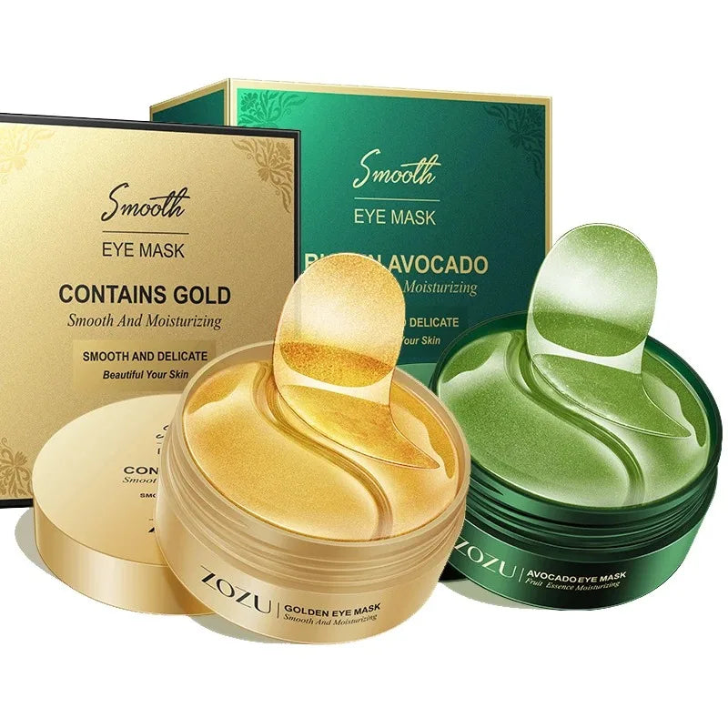 🥑 Masque Collagène Or – Anti-Cernes & Anti-Poches (60 ou 120 pcs)