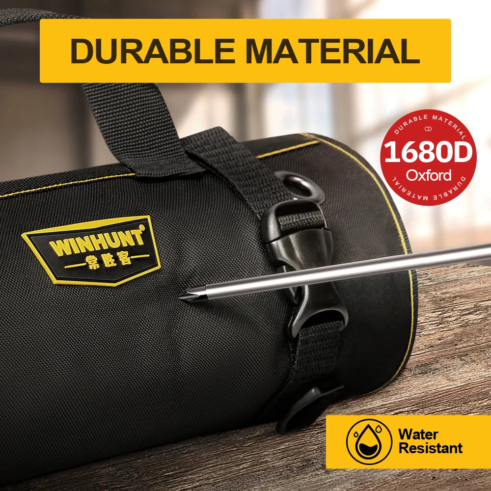 🧰 Sac à Outils Enroulable WINHUNT – 11 Poches, Résistant & Compact