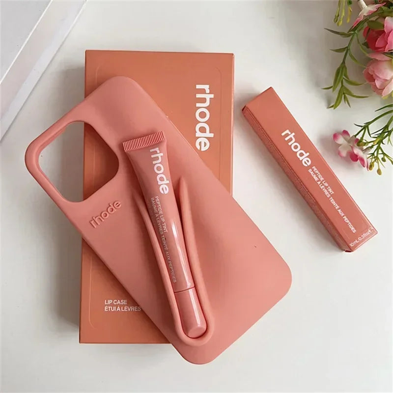 📱💄 Rhode Original  Coque iPhone + Baume à Lèvres Ultra Stylée Original High Quality
