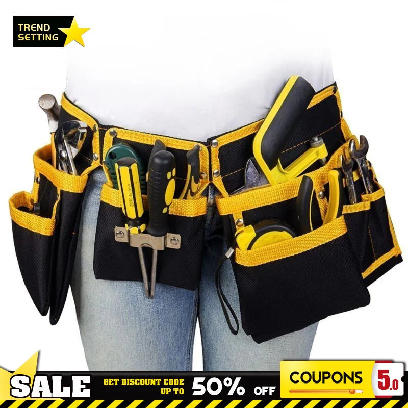 🔧 Sac à Outils Ceinture Multifonction – Tissu Oxford Ultra Résistant