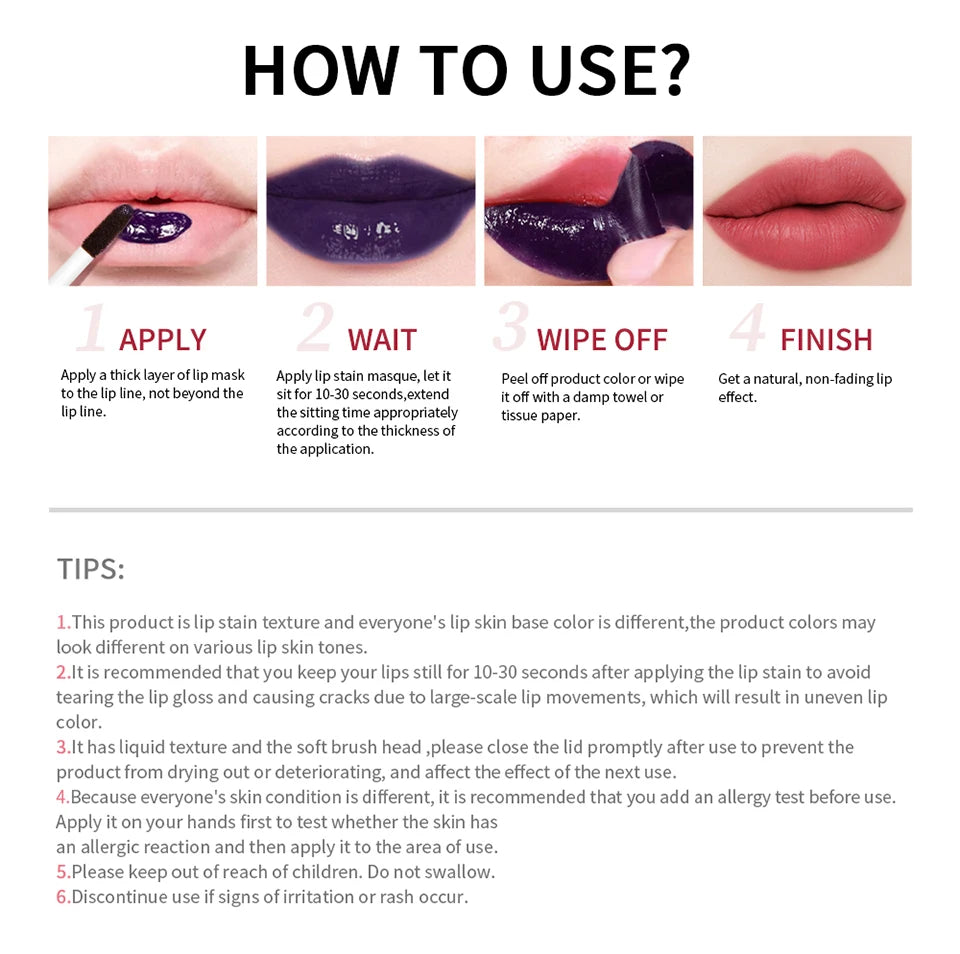 💄 Long Lasting Lip Inks – Encre à Lèvres Coréenne Matte & Waterproof ✨
