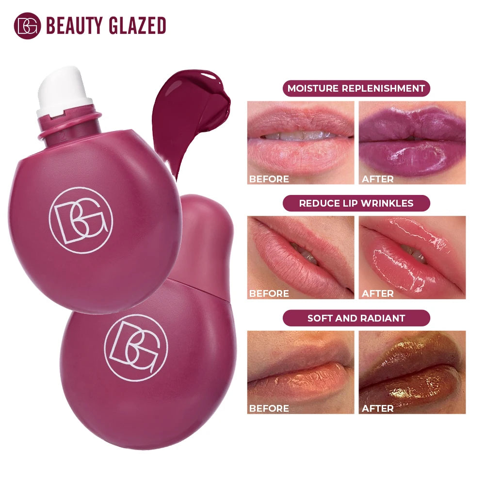 💧 Beauty Glazed Brillance Lèvres Hydratante – Gloss Effet Miroir & Soin Protecteur