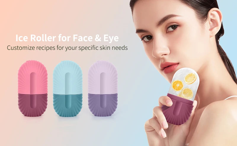 ❄️ Moule à Glaçon Beauté Visage – Soin Naturel Anti-Poches & Éclat Instantané