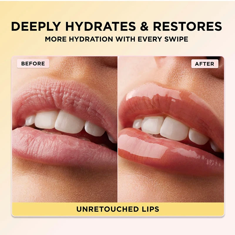 💋Gisou Lip Balm & Original Gloss Oil – Soin Complet pour des Lèvres Pulpeuses, Douces & Brillantes